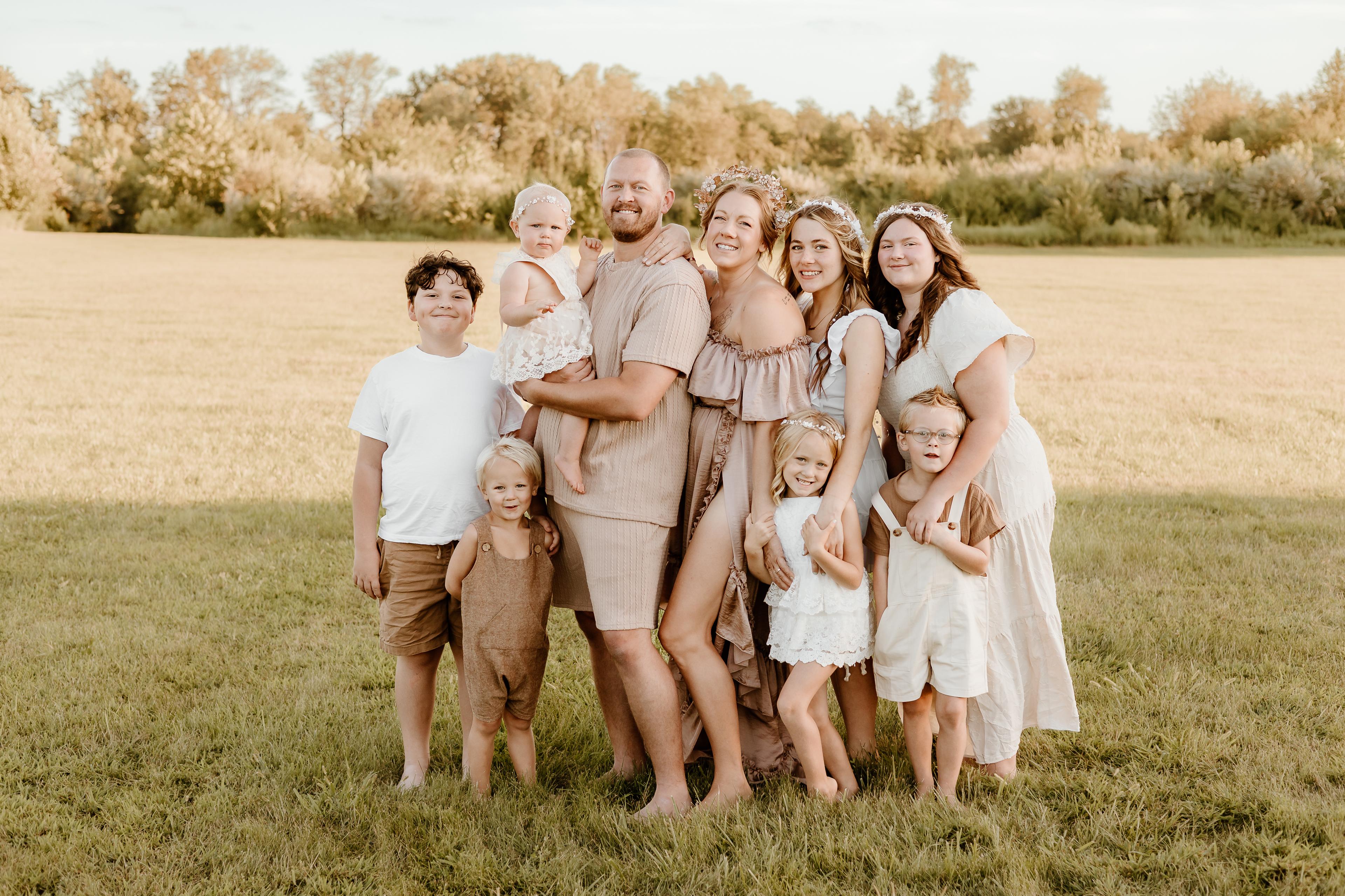 Emily holding her baby moments after birth